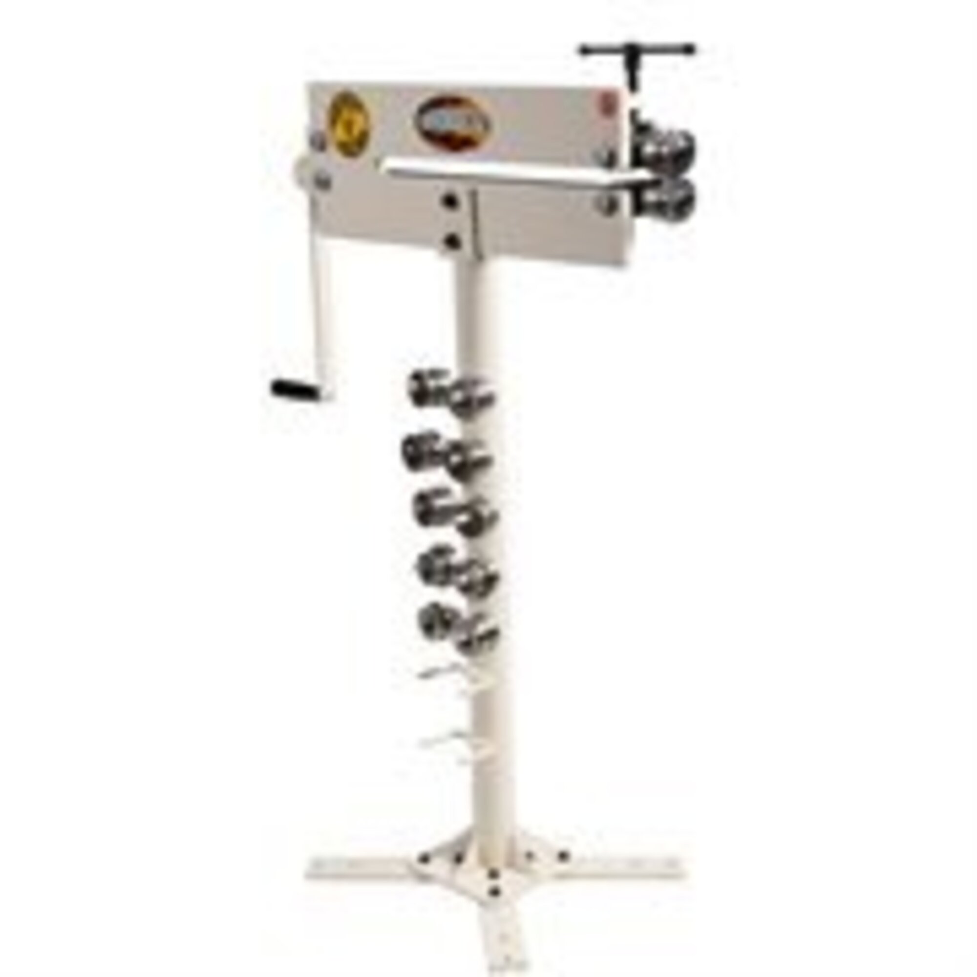 Woodward Fab Stand for Super Bead Roller — 40in. Work Height, Heavy Wall Construction, 7 Die Rack, Model# HECWFBRSB18-STAND